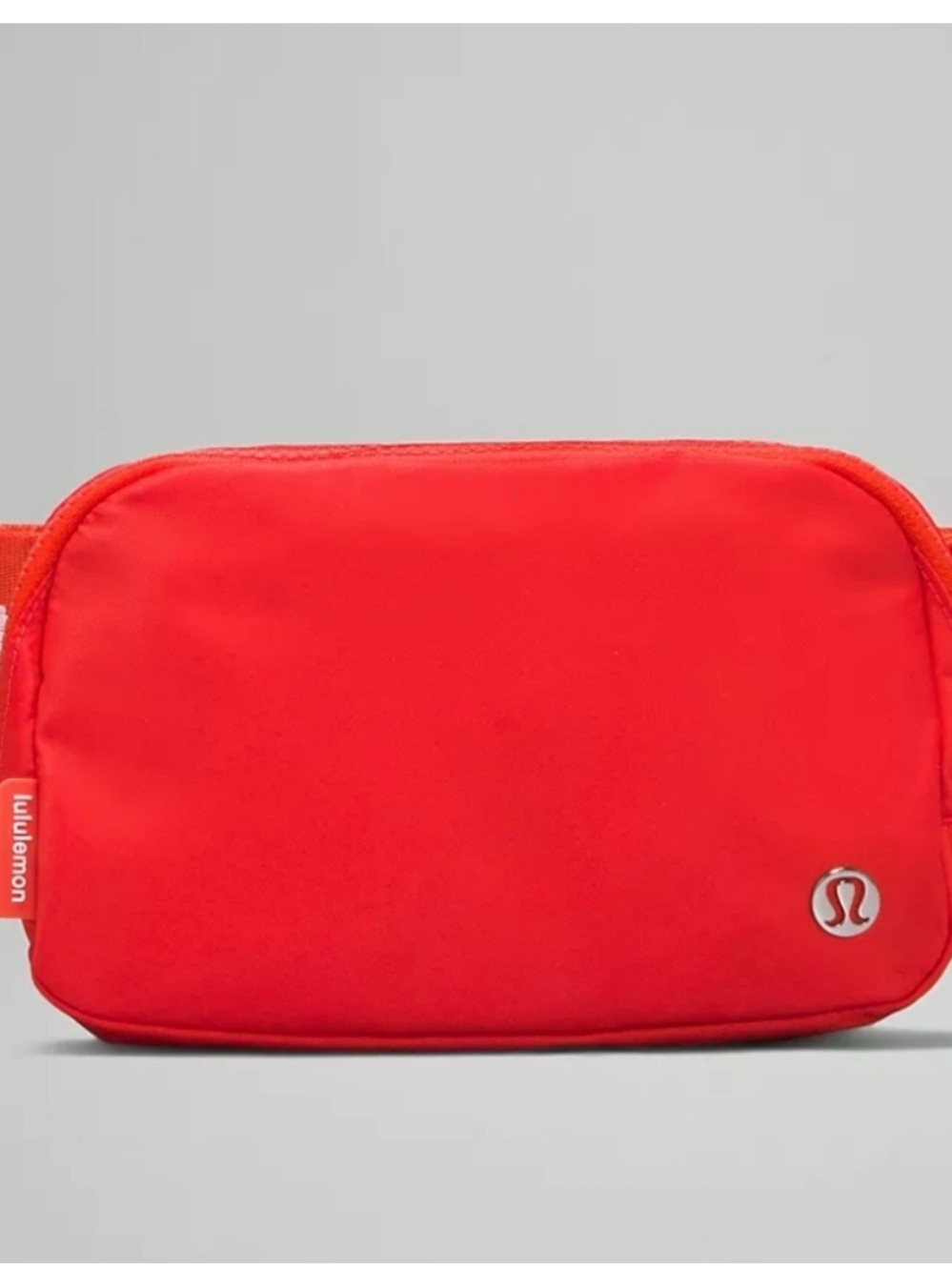 Lululemon Everywhere Belt Bag 1L Solar Orangee with White Lettering